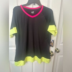 Avia Women's Active Colorblock Perforated Tee